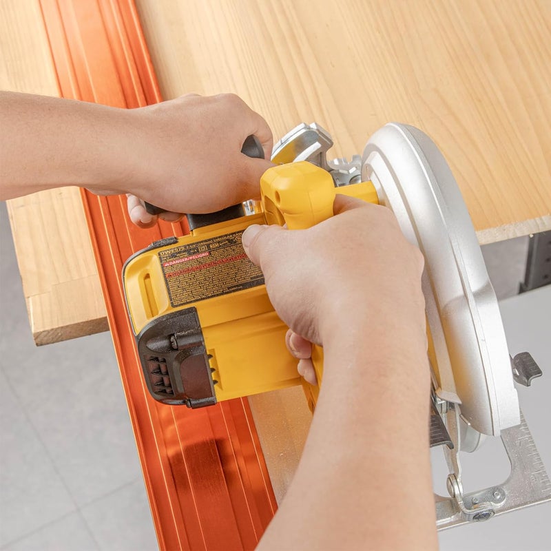O'SKOOL 50-Inch Straight Edge Clamp Guide for Circular Saw, Router, and Jigsaw – Aluminum Cutting Rail with Strong Clamping for Dadoes, Grooves, and Panel Cuts, PGS005 - Image 4